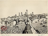Roofs of San Gimignano by Graham Barry Clilverd