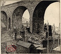 The Viaduct, Tavistock by Eleanor Mary Hughes