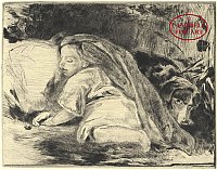 A Sleeping Child and Dog by Andrew Geddes