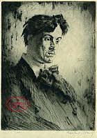 William Butler Yeats by Augustus Edwin John