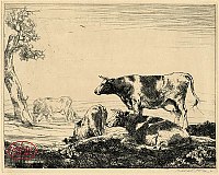 [Landscape with Cows]