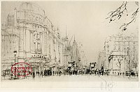 Oxford Street and Marble Arch by William Walcot