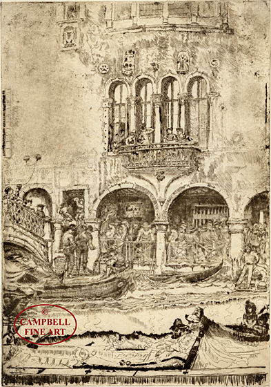A Cardinalâ€™s Palace, Venice by Clifford Addams 
