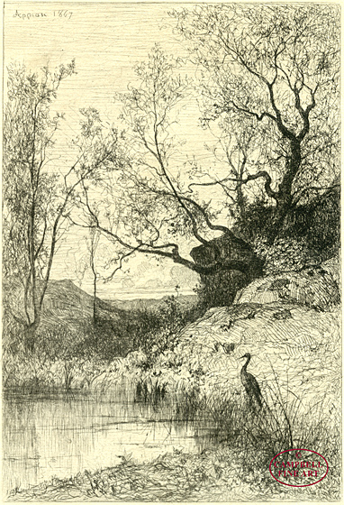 Une Mare by Adolphe Appian 