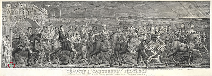 Chaucers Canterbury Pilgrims by William Blake 