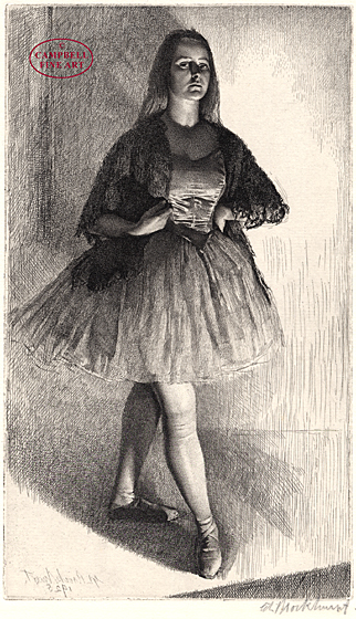 The Dancer (Anaïs) by Gerald Leslie Brockhurst 