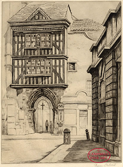 The Gateway to St. Bartholomewâ€™s Priory, Smithfield, London by Graham Barry Clilverd 
