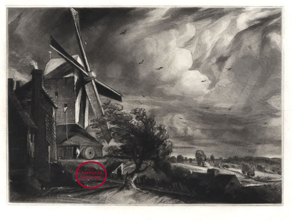 Mill near Colchester by John Constable 