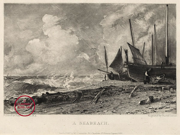 A Seabeach, Brighton by John Constable 