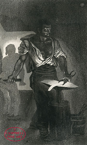 Un Forgeron by EugÃ¨ne Delacroix 