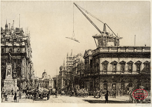 Pall Mall from the West by Francis Dodd 
