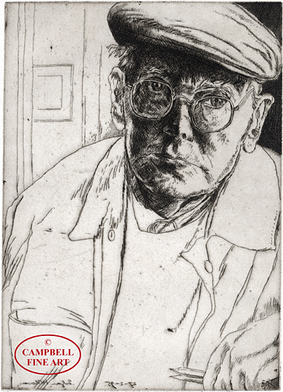 EH at 80 (Self Portrait No.27) by Edgar Holloway 