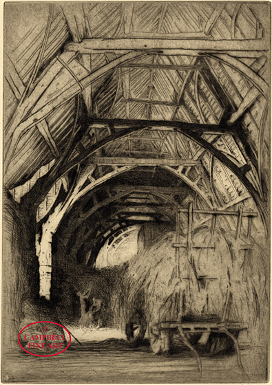 The Tithe Barn by Hester Frood 