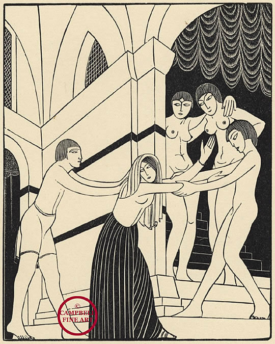 The Harem by Eric Gill 