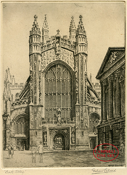 Bath Abbey, West Front by Graham Barry Clilverd 
