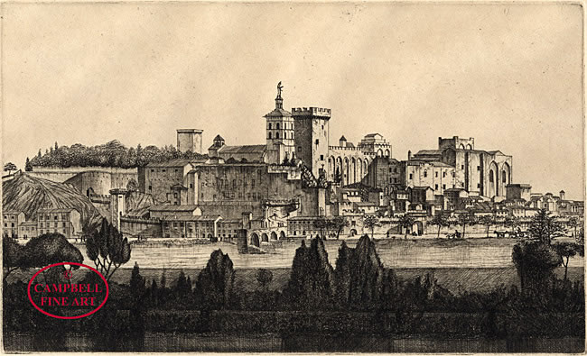 Palace of the Popes by Leonard Griffiths Brammer 