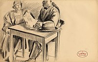 Couple seated at a Table Couple seated at a Table