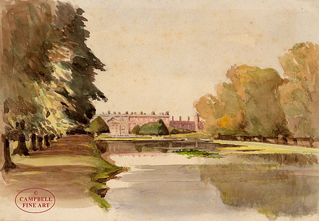 Hampton Court Palace from the Lake by Guy Malet 
