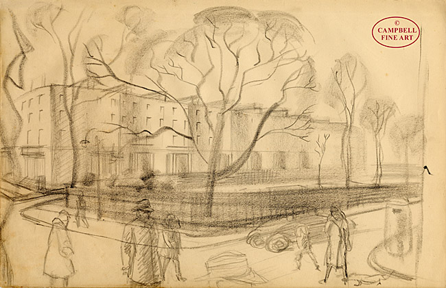A London Terrace by Guy Malet 