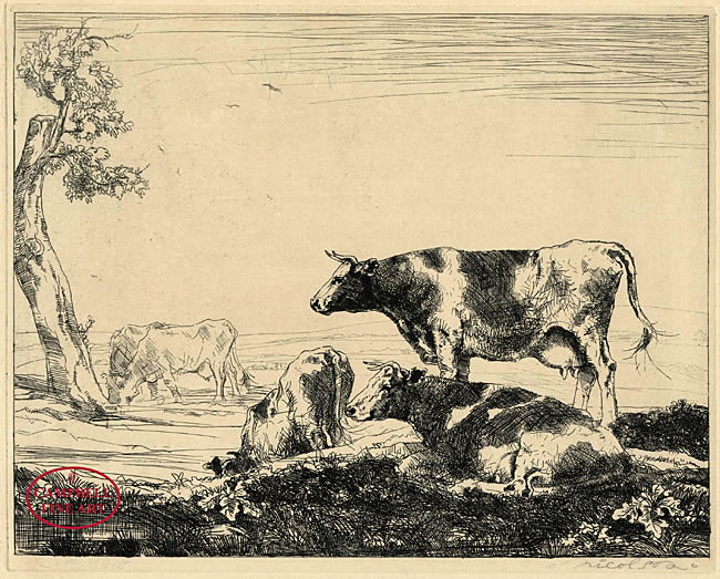 [Landscape with Cows] by John Nicolson 
