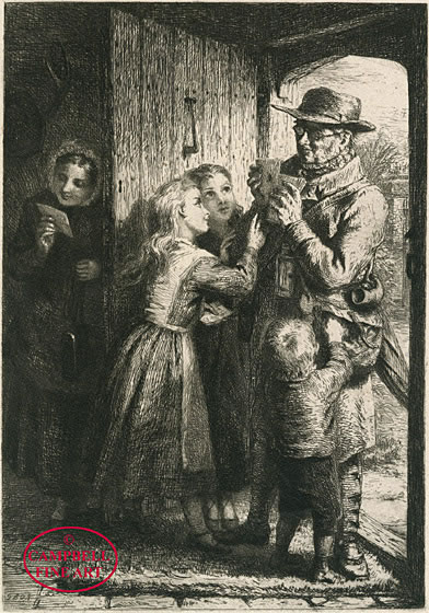 The 14th of February (St. Valentine’s Day) by George Bernard O’Neill 