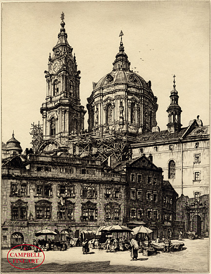 St. Nicholas, Prague by Stanley Anderson 