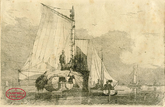 Boats on Breydon by Joseph Stannard 