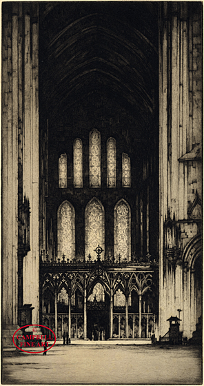 Ely Cathedral Interior by Kenneth Steel 
