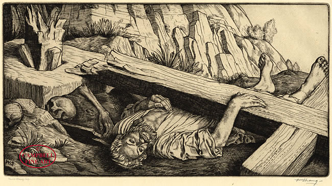 The Fallen Cross by William Strang 