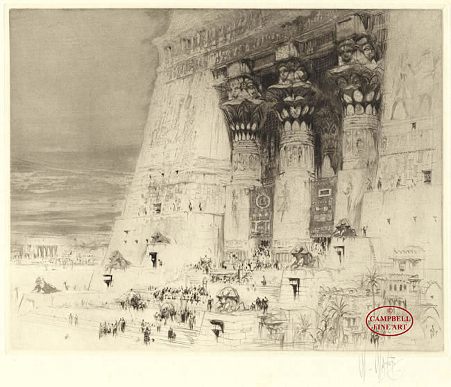 An Egyptian Palace by William Walcot 