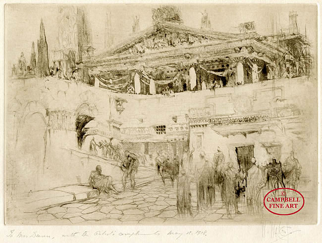 The First Wooden Temple of Jupiter by William Walcot 