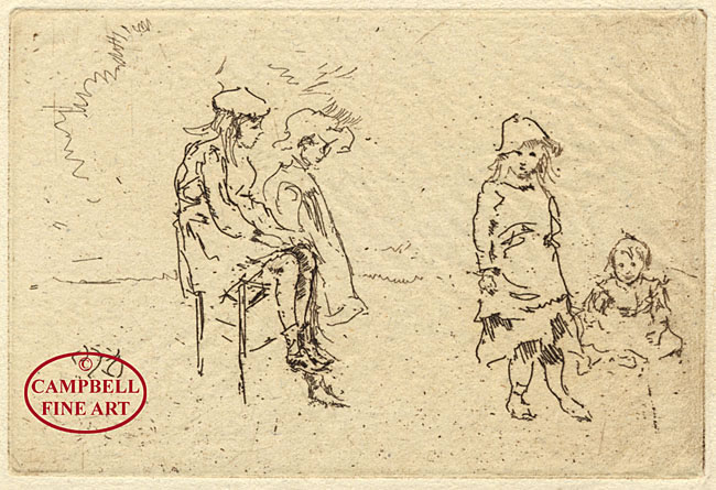 The Menpes Children by James Abbott McNeill Whistler 