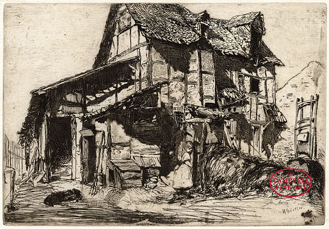 The Unsafe Tenement by James Abbott McNeill Whistler 
